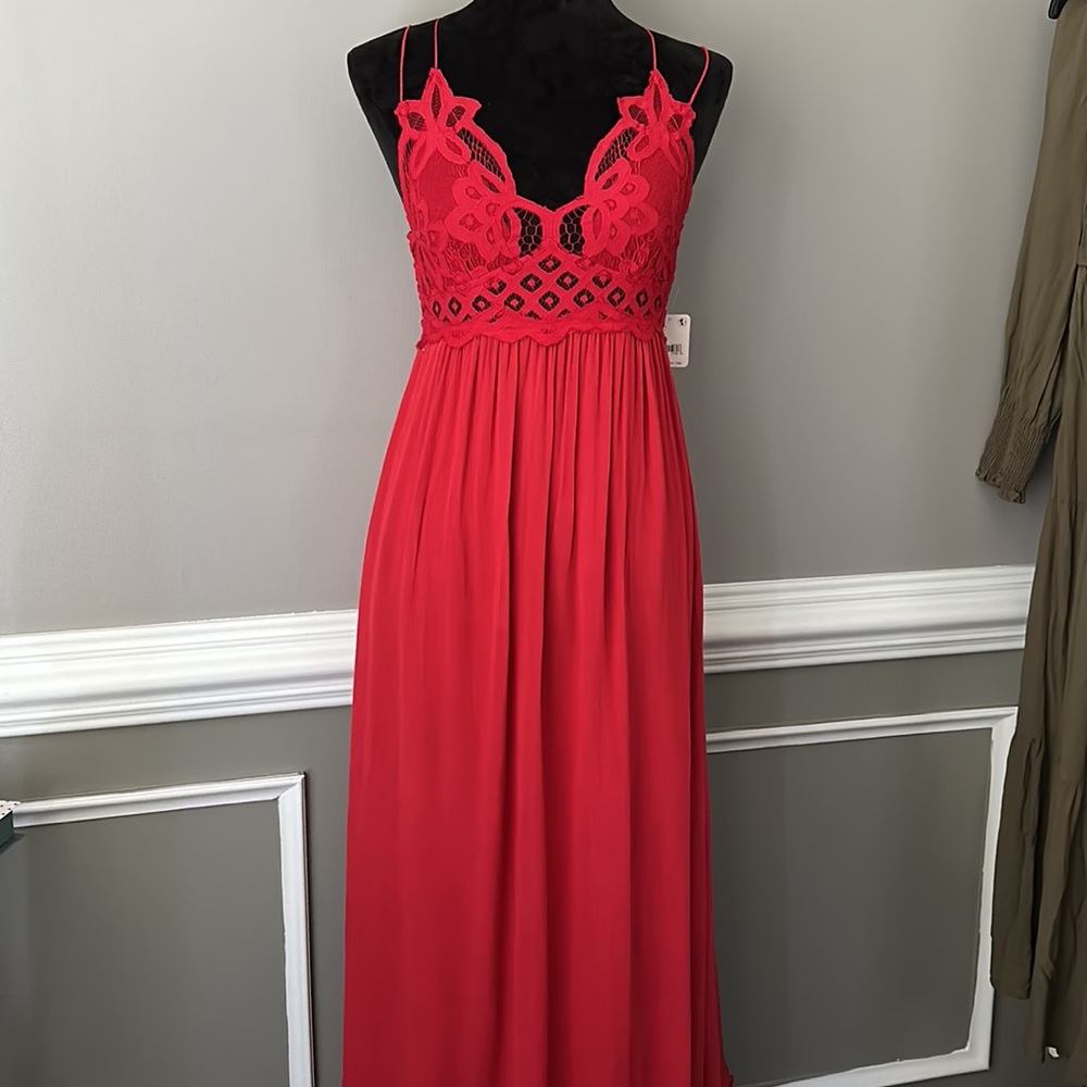 Free People Adella Maxi Slip Dress NWT ❤️